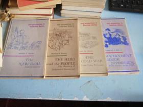 美国历史的新视角：英雄与人民、新政、冷战、通过反对派执政（英文版）4本合售