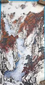 八九十年代名家名画   印刷品
关山月    《河山》