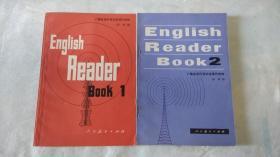 English Reader Book 1、2（两本合售）广播电视外语讲座课外读物