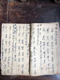 清代光绪四年线装手抄本中医《验方医案》