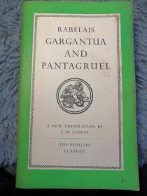 RABELAIS GARGANTUA AND PANTAGRUEL BY J.M. COHEN PENGUIN 企鹅经典系列 18X11CM