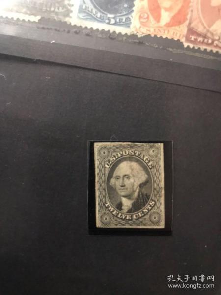 美国1856年古典老邮票 目录价高 极难寻新 保存非常好 珍邮