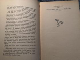 CICERO AND THE ROMAN REPUBLIC  BY F.R. COWELL 大量插图 鹈鹕系列 PELICAN 18.2X11.2CM  好品