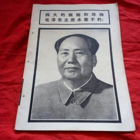 伟大的领袖和导师毛泽东主席永垂不朽连环画报1976.9