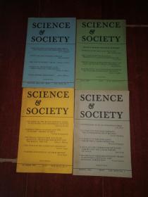 （ SCIENCE & SOCIETY）科学与社会 1982年全年（四册合售）