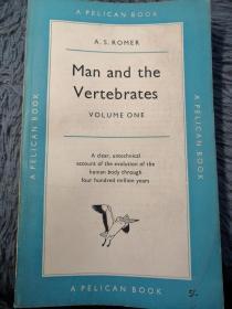 MAN AND THE VERTEBRATES BY A.S. ROMER VOLUME one 大量插图 PELICAN 鹈鹕经典系列 18X11CM  好品