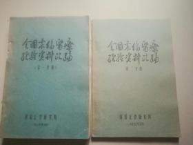 全国震伤医疗经验资料汇编第一第二册