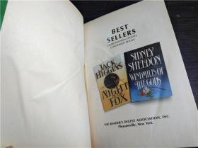 原版英法德意等外文 BEST SELLERS From reader's digest condensed books 1987年 32开硬精装