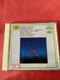 外版  罕见，企鹅三星，DG满银圈无字西德原版CD《贝多芬第九交响曲》
