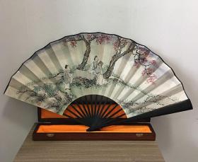 宣和典藏人物画单面折扇-童叟图11