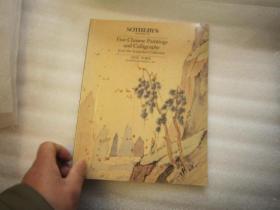 包快递， ，SOTHEBYS 纽约苏富比 1987年12月8苏富比《思学斋藏中国书画》—60幅（董其昌、恽寿平、文征明、王铎，倪元璐，王羲之，行书精品，丁云鹏等）拍卖图录（王铎董其昌，等行书）   拍卖图录Sotheby\\\'s拍卖图录  齐白石张大千