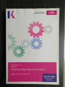 Financial Reporting and Taxation
CIMA official study text