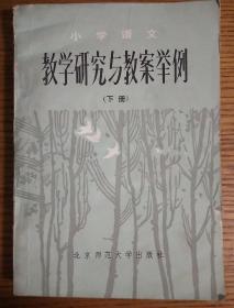 小学语文教学研究与教案举例下册