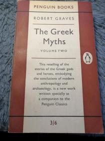 THE GREEK MYTHS BY ROBERT GRAVES VOLUME TWO 含一副拉页地图 PENGUIN 企鹅经典系列 18X11CM 编号0183