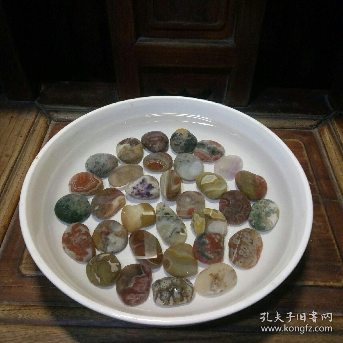 雨花石珍品集锦一盘