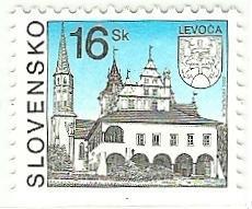 斯洛伐克 2002 城市 邮票