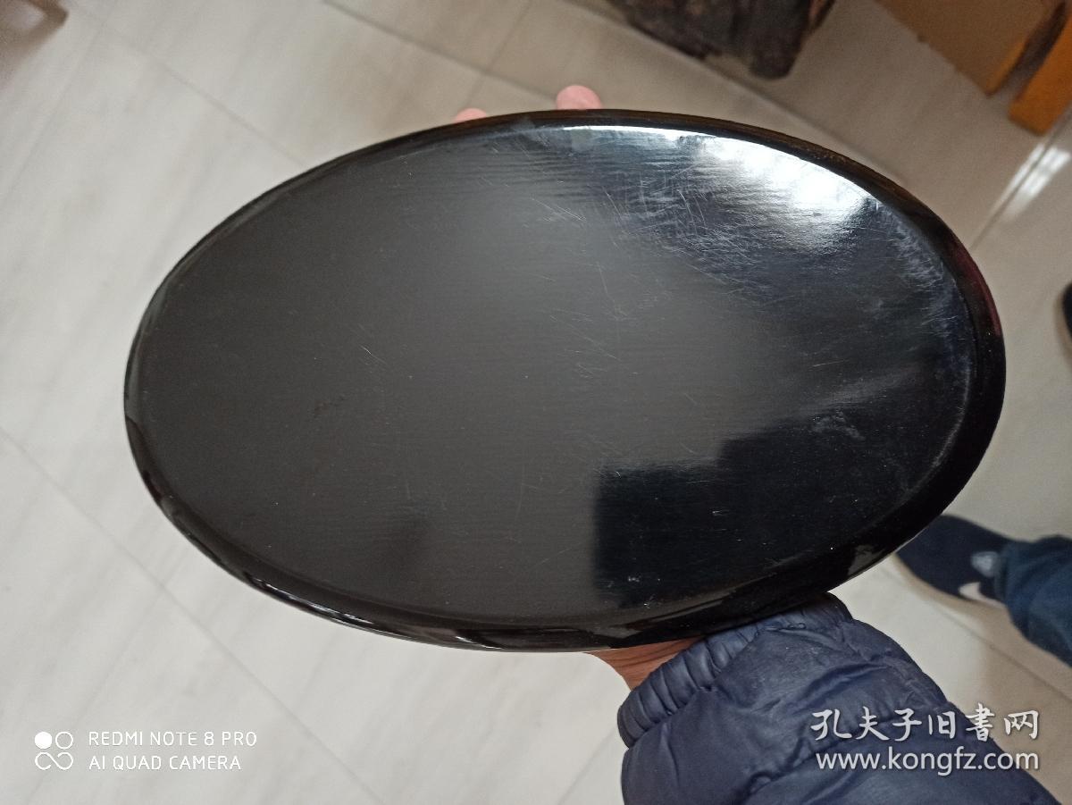 器画，山水盘。