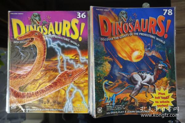 奥比斯恐龙 Orbis大英版 全套78册 品相极好，绝版收藏！
