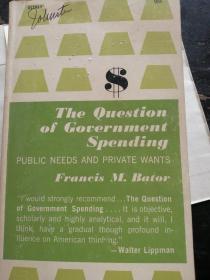The Question
of Government
Spending