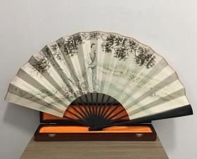 宣和典藏人物画单面折扇-高士图17