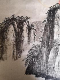 赵永祥《山中松亭》镜心软片（70*45cm）