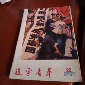 辽宁青年，1976年第22期，有折痕，有撕口，奇书少见，看图免争议。