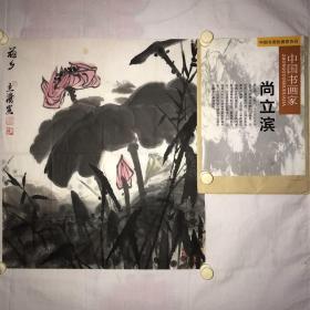 中央美术学院教授-尚立滨水墨绘画.荷乡。