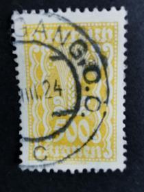 奥地利邮票·早期稻穗1信