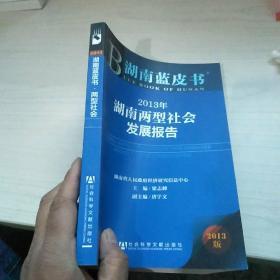 湖南蓝皮书：2013年湖南两型社会发展报告