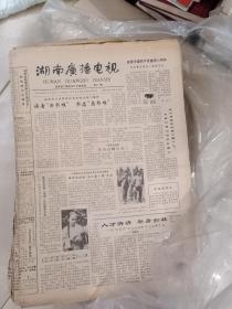 湖南广播电视报，空中之友报纸（近400份左右）80—90年代的