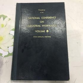 NATIONAL CONFERENCE ON INDUSTRIAL HYDRAULICS  VOLUME5