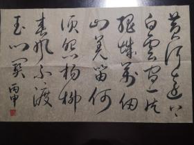 书法《凉州词》（73*44cm）