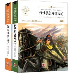 鲁滨逊漂流记+钢铁是怎样炼成的共2册新课标无障碍阅读世界经典文学名著