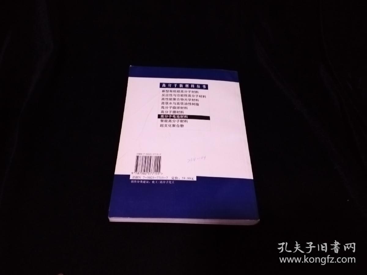 高分子电池材料——高分子新材料丛书