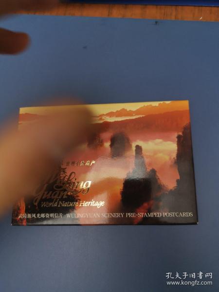 中国邮政FP7特种邮资明信片"武陵源"套片。