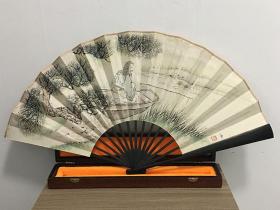 宣和典藏人物画单面折扇-高士图15