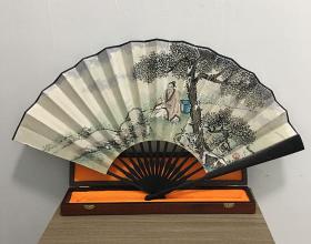宣和典藏人物画单面折扇-高士图19