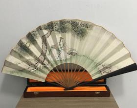 宣和典藏人物画单面折扇-高士图23