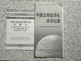中国环境地质图系：中国土地盐渍化沼泽化图     附说明书