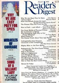 Reader's Digest1986年第3、4月号.2册合售