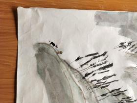 著名画家.杨泽明.山水画原作