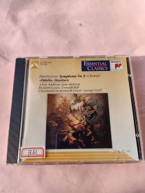 外版CD，1991年索尼经典出品，贝多芬第九交响乐，《D小调第九交响曲“合唱”》，作品125（英语：Symphony No. 9 in D minor, Op. 125）是贝多芬于1818至1824年间创作的四乐章交响曲，也是他完成的最后一部交响曲。