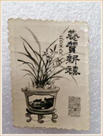 黑白照片：1962年元旦恭贺新喜