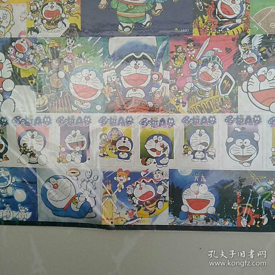 点击查看原图 早期怀旧贴纸〈哆啦A梦。约25×35㎝