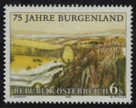 奥地利 1996 布林根兰省75周年-风景