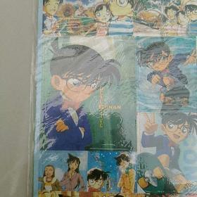 早期不干胶贴纸〈名侦探柯南，约25×35㎝