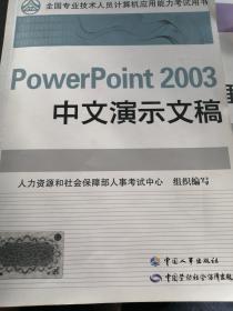 全国专业技术人员计算机应用能力考试用书PowerPoint 2003中文演示文稿