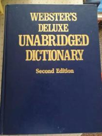 Webster's Deluxe Unabridged Dictionary  带拇指索引 Second Edition 英语原版大辞典