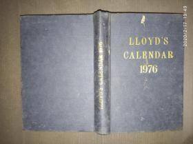 LLOYD'S CALENDAR 1976