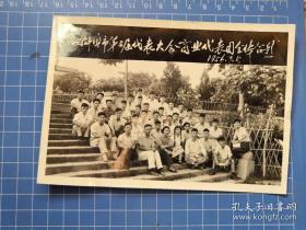 青年团蚌埠市第三届代表大会商业代表团全体合影 1956年